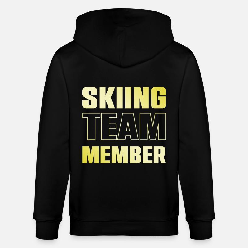 Équipe de ski - Veste à capuche bio CULTIVATOR Stanley/Stella Unisexe - noir