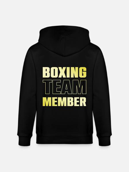 Équipe de boxe - Veste à capuche bio CULTIVATOR Stanley/Stella Unisexe - noir