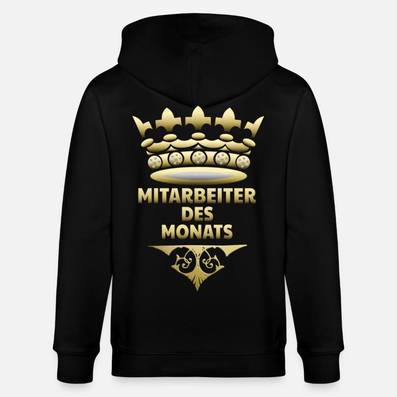 Mitarbeiter des Monats - Stanley/Stella Unisex Bio-Kapuzenjacke CULTIVATOR  - Schwarz