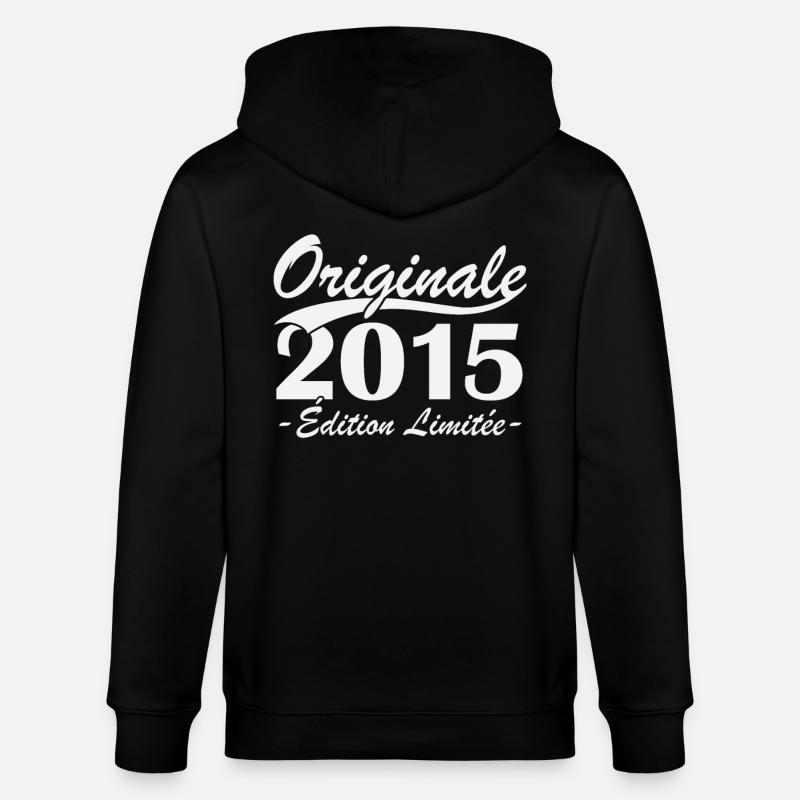 Original 2015 Limited Edition - Stanley/Stella Unisex Bio-Kapuzenjacke CULTIVATOR - Schwarz