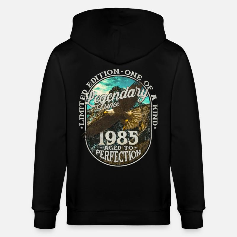Légendaire depuis 1985 - Veste à capuche bio CULTIVATOR Stanley/Stella Unisexe - noir
