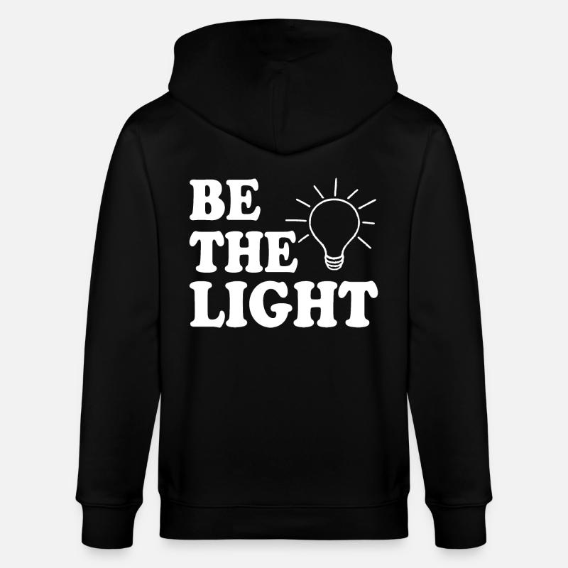 Be the light - Veste à capuche bio CULTIVATOR Stanley/Stella Unisexe - noir