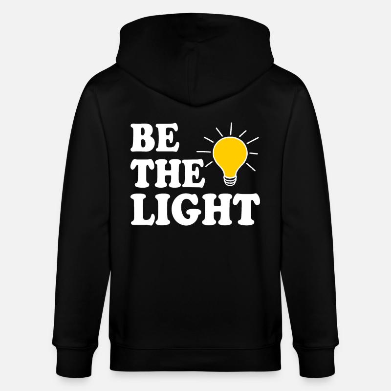Be the light - Stanley/Stella Unisex Bio-Kapuzenjacke CULTIVATOR  - Schwarz