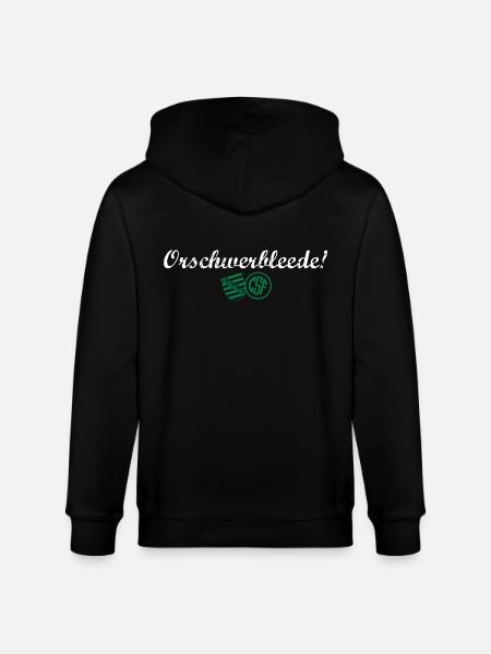 Orschwerbleede! - Stanley/Stella Unisex Bio-Kapuzenjacke CULTIVATOR - Schwarz