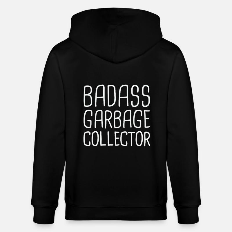 Garbage Collector Badass - Stanley/Stella Unisex Bio-Kapuzenjacke CULTIVATOR  - Schwarz