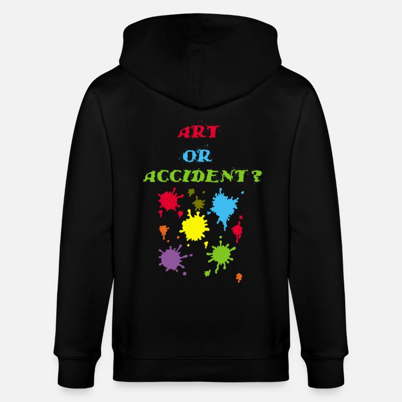 Kunst oder Unfall? - Stanley/Stella Unisex Bio-Kapuzenjacke CULTIVATOR  - Schwarz