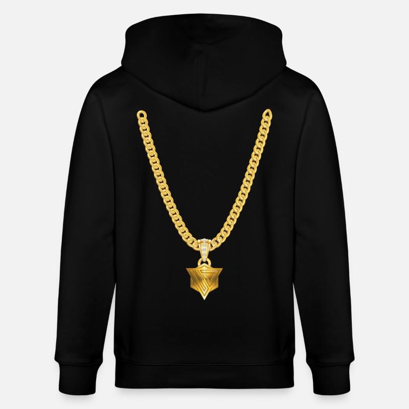 Rapperkette_Unus - Veste à capuche bio CULTIVATOR Stanley/Stella Unisexe - noir