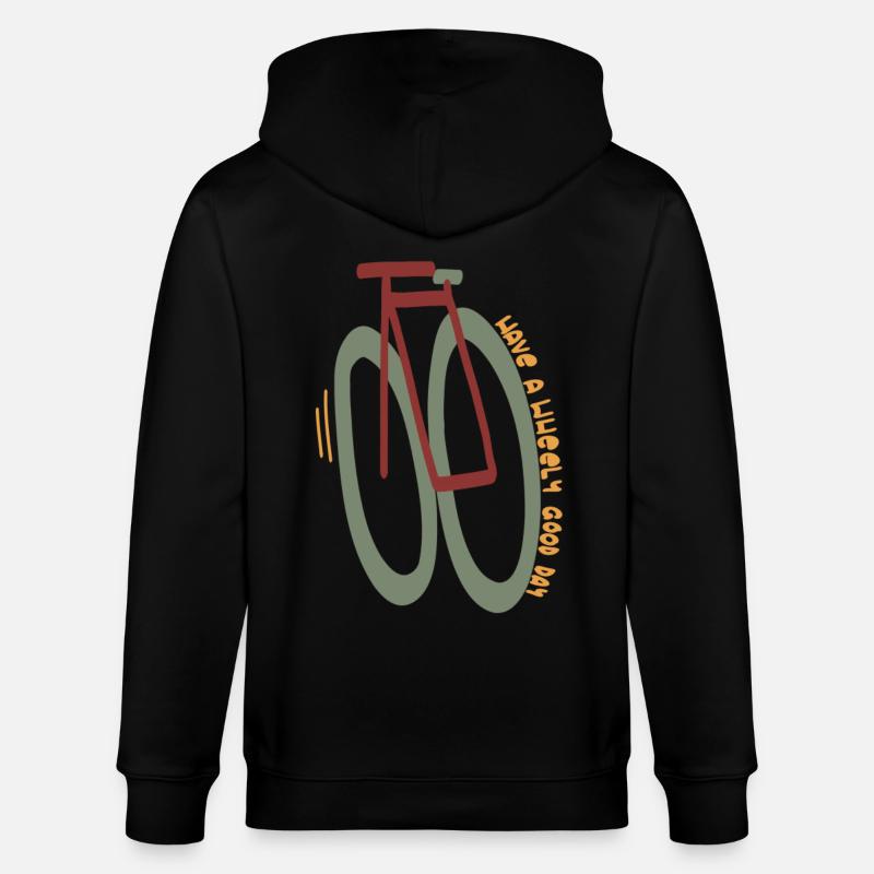 wheely türkis - Stanley/Stella Unisex Bio-Kapuzenjacke CULTIVATOR  - Schwarz
