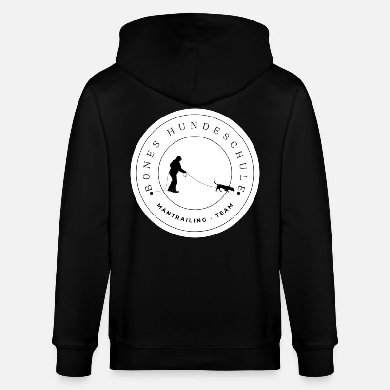 Mantrailing Team - Stanley/Stella Unisex Bio-Kapuzenjacke CULTIVATOR  - Schwarz