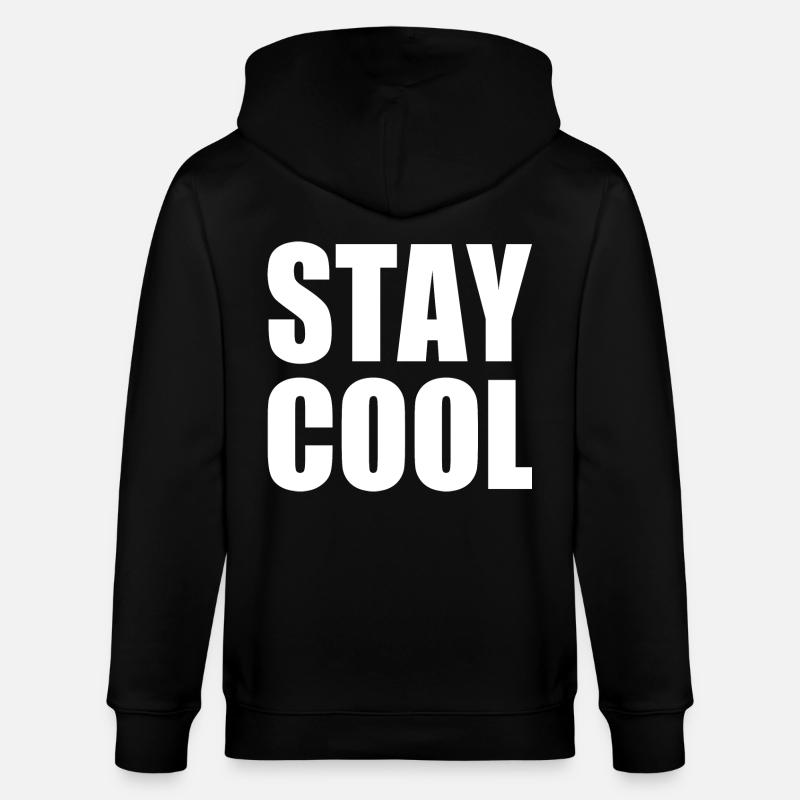 Stay cool - Veste à capuche bio CULTIVATOR Stanley/Stella Unisexe - noir