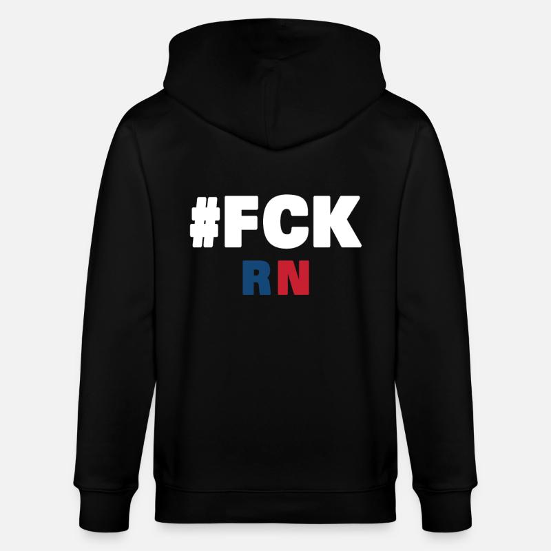 Fck rn - Veste à capuche bio CULTIVATOR Stanley/Stella Unisexe - noir