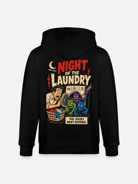Night of the Revenge Socks - Stanley/Stella CULTIVATOR Unisex Organic Hooded Jacket - black