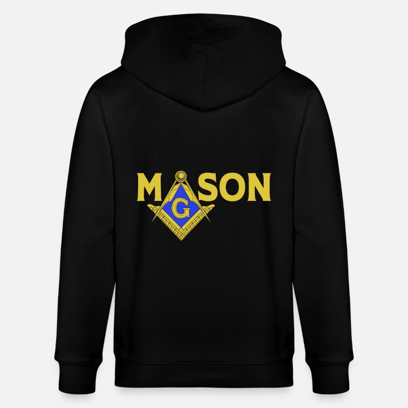 Francs-maçons Illuminati - Veste à capuche bio CULTIVATOR Stanley/Stella Unisexe - noir