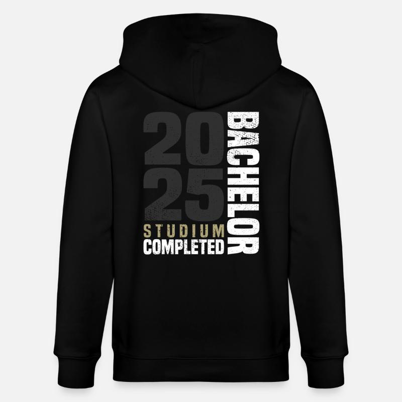 Bachelor Studium 2025 - Stanley/Stella Unisex Bio-Kapuzenjacke CULTIVATOR  - Schwarz