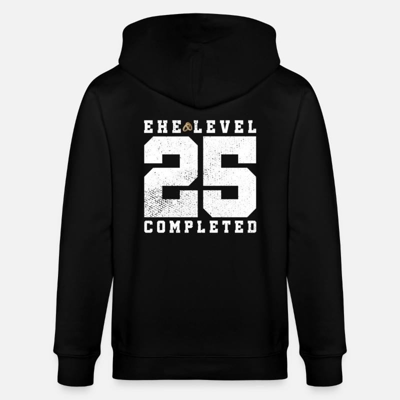 Ehe Level 25 Completed - Stanley/Stella Unisex Bio-Kapuzenjacke CULTIVATOR  - Schwarz