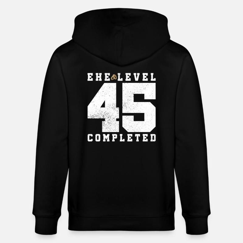 Mariage Niveau 45 Terminé - Veste à capuche bio CULTIVATOR Stanley/Stella Unisexe - noir