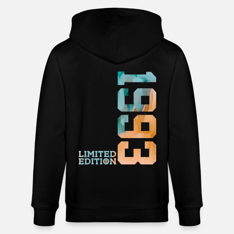 33E ANNIVERSAIRE ÉDITION LIMITÉE 1993 - Veste à capuche bio CULTIVATOR Stanley/Stella Unisexe - noir