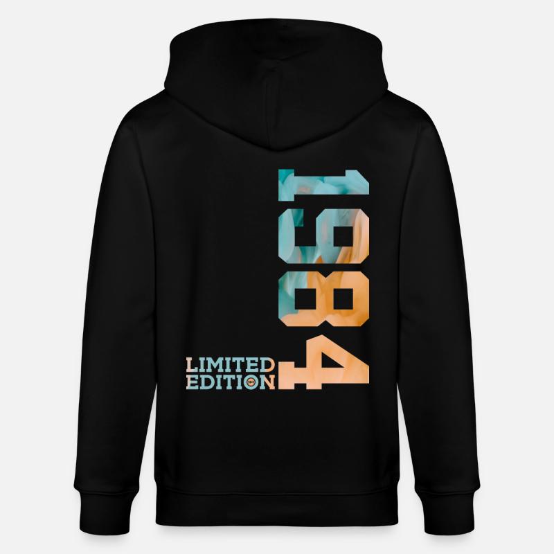 42E ANNIVERSAIRE ÉDITION LIMITÉE 1984 - Veste à capuche bio CULTIVATOR Stanley/Stella Unisexe - noir