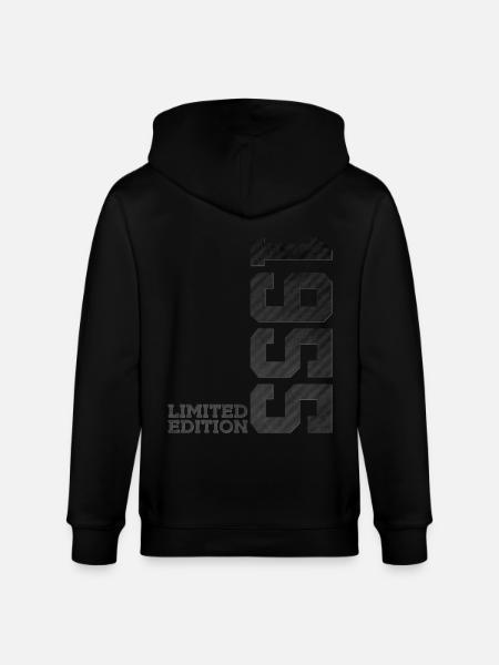 71ST BIRTHDAY LIMITED EDITION 1955 - Stanley/Stella CULTIVATOR Unisex Organic Hooded Jacket - black