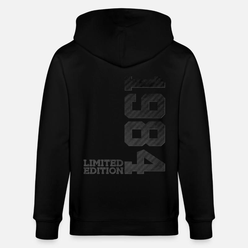 42E ANNIVERSAIRE ÉDITION LIMITÉE 1984 - Veste à capuche bio CULTIVATOR Stanley/Stella Unisexe - noir