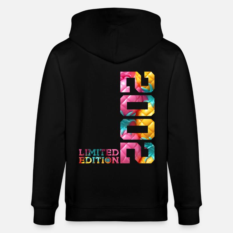 24E ANNIVERSAIRE ÉDITION LIMITÉE 2002 - Veste à capuche bio CULTIVATOR Stanley/Stella Unisexe - noir