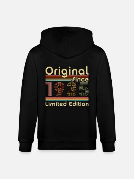 90-årsdag i 1935 - Stanley/Stella CULTIVATOR økologisk unisex hettejakke - svart