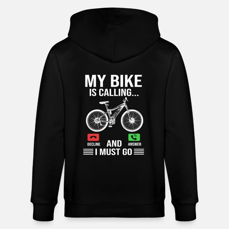 E-Bike EBike E Bike - Veste à capuche bio CULTIVATOR Stanley/Stella Unisexe - noir