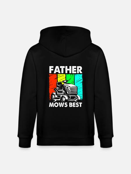 Lawn mower lawn (meadow) - Stanley/Stella CULTIVATOR  Unisex Organic Hooded Jacket - black