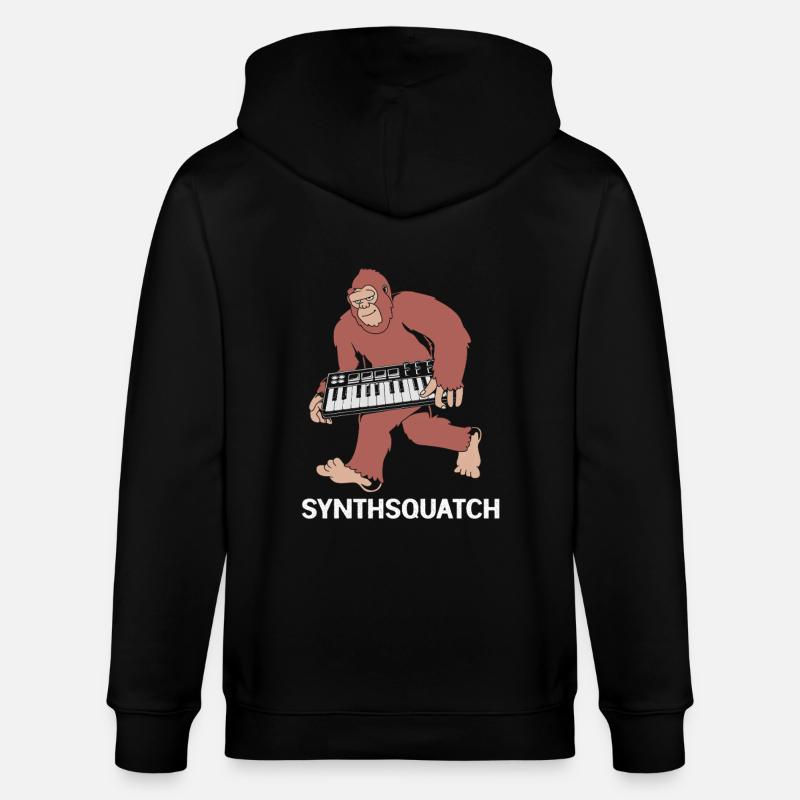 Djing Label Keyboard DJ - Stanley/Stella Unisex Bio-Kapuzenjacke CULTIVATOR  - Schwarz