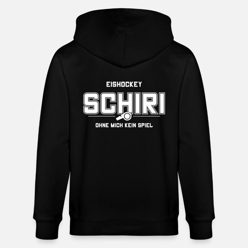 Schiri - Stanley/Stella Unisex Bio-Kapuzenjacke CULTIVATOR  - Schwarz