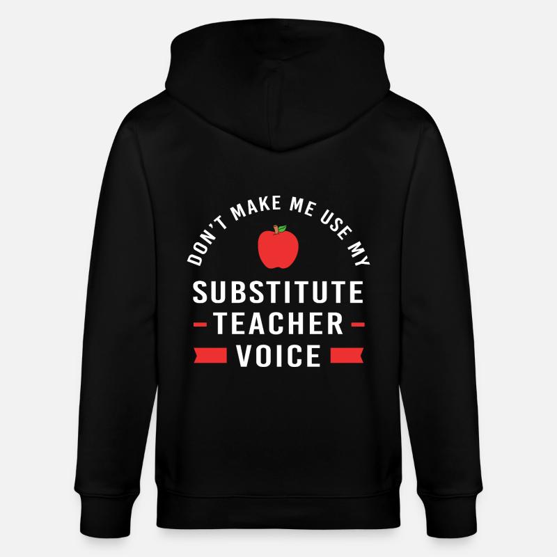 Enseignant suppléant Enseignant suppléant - Veste à capuche bio CULTIVATOR Stanley/Stella Unisexe - noir