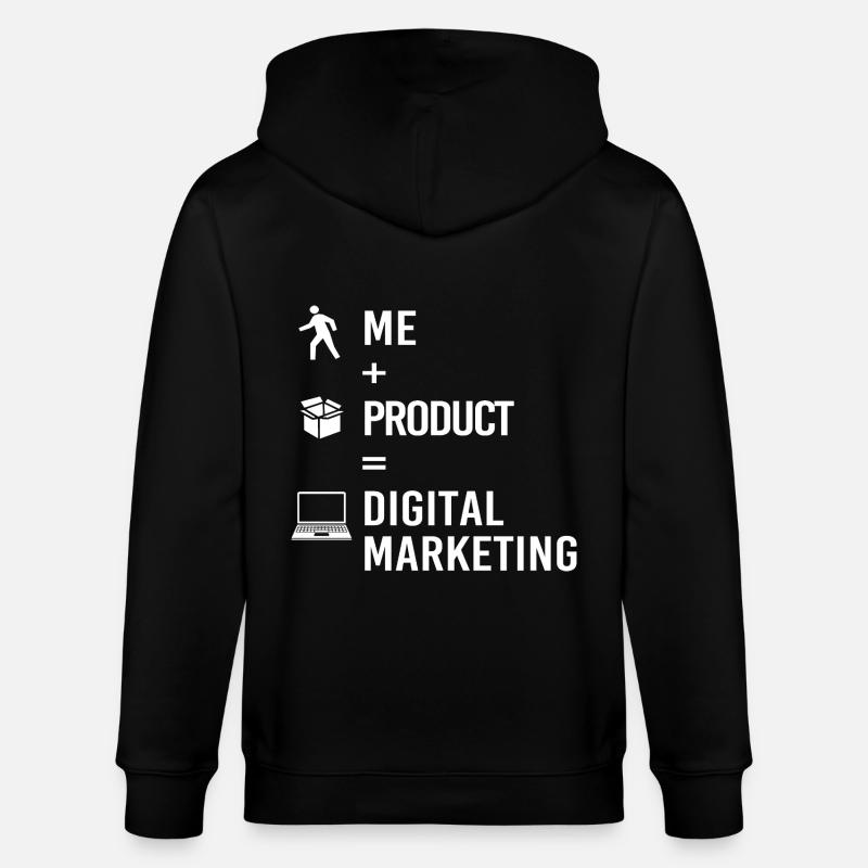 Responsable Marketing - Veste à capuche bio CULTIVATOR Stanley/Stella Unisexe - noir