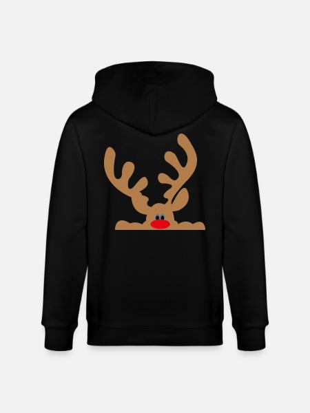 Elch - Stanley/Stella Unisex Bio-Kapuzenjacke CULTIVATOR - Schwarz