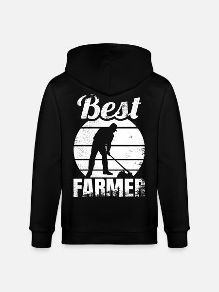 Best Farmer - Stanley/Stella CULTIVATOR Unisex Organic Hooded Jacket - black