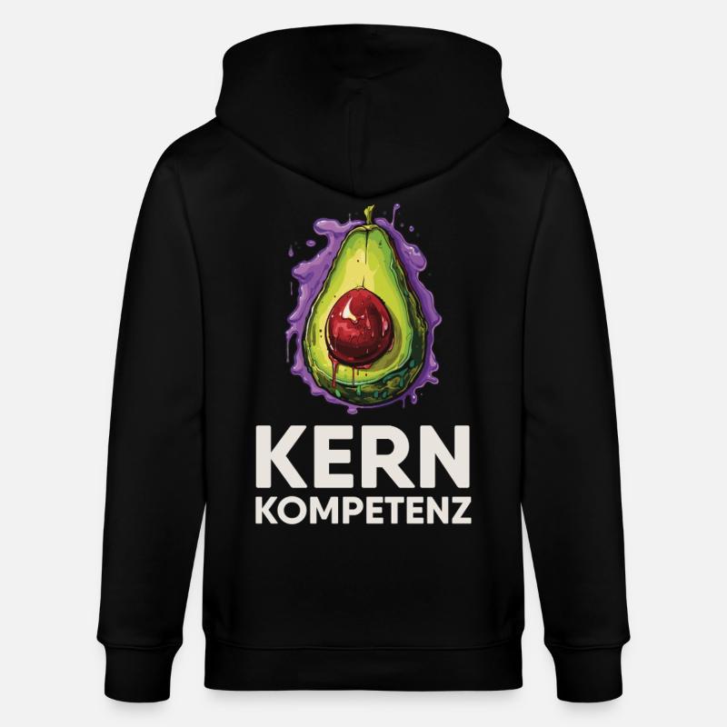 Avocat, compétence de base, humour - Veste à capuche bio CULTIVATOR Stanley/Stella Unisexe - noir