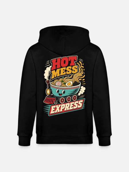 Hot Mess Express Ramen Zug - Stanley/Stella Unisex Bio-Kapuzenjacke CULTIVATOR - Schwarz
