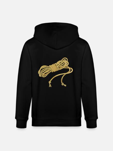 Corde - Veste à capuche bio CULTIVATOR Stanley/Stella Unisexe - noir