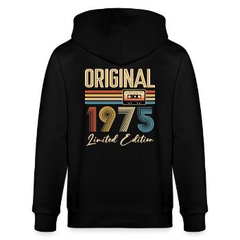 50e anniversaire 50e anniversaire Original 1975 - Veste à capuche bio CULTIVATOR Stanley/Stella Unisexe - noir - Dos - Anna (173cm)