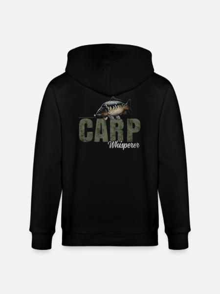 Carp Whisperer - Stanley/Stella Unisex Bio-Kapuzenjacke CULTIVATOR - Schwarz