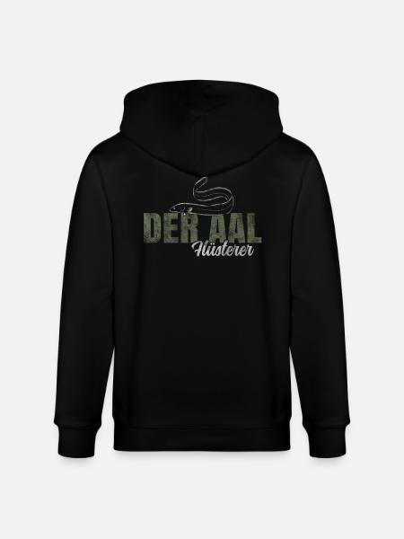 Der Aal Flüsterer - Stanley/Stella Unisex Bio-Kapuzenjacke CULTIVATOR  - Schwarz