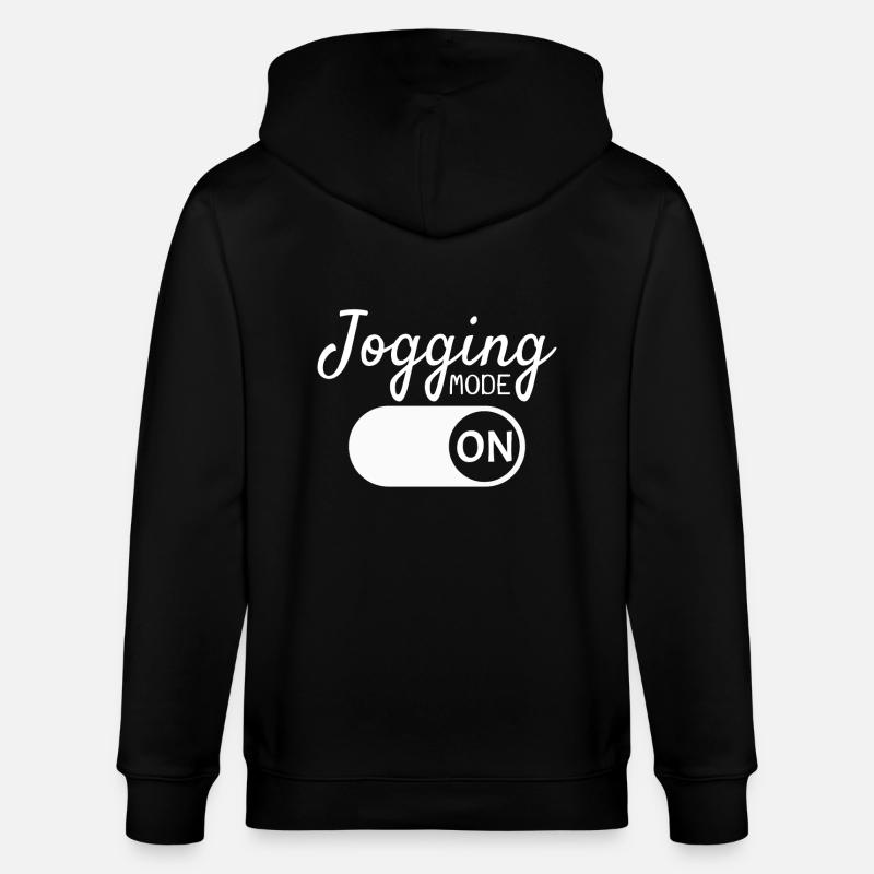 Joggen - Stanley/Stella Unisex Bio-Kapuzenjacke CULTIVATOR  - Schwarz