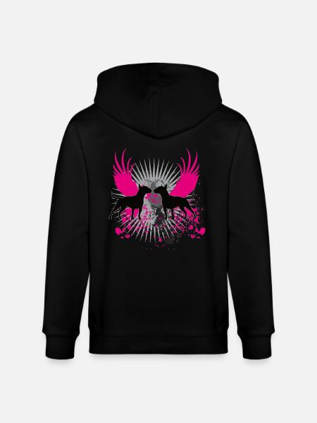 bullterrier - Stanley/Stella Unisex Bio-Kapuzenjacke CULTIVATOR - Schwarz