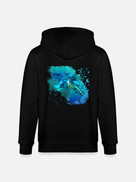 Turtlebay - Stanley/Stella Unisex Bio-Kapuzenjacke CULTIVATOR - Schwarz