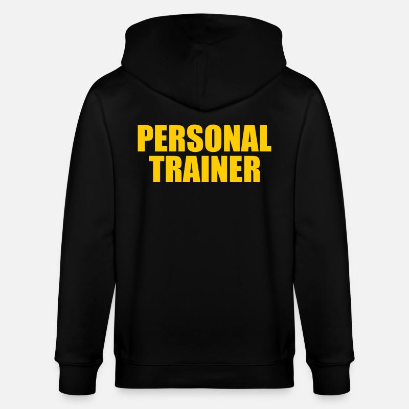 Personal trainer - Veste à capuche bio CULTIVATOR Stanley/Stella Unisexe - noir