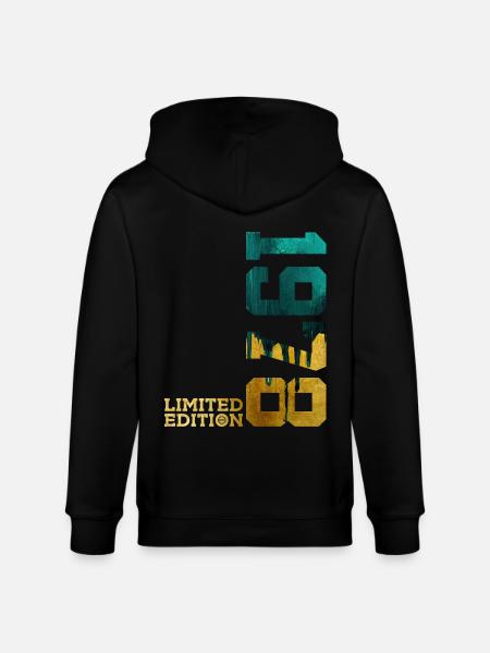 48TH BIRTHDAY LIMITED EDITION 1978 - Stanley/Stella CULTIVATOR  Unisex Organic Hooded Jacket - black