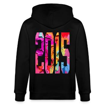 BUNT 11E ANNIVERSAIRE 2015 - Veste à capuche bio CULTIVATOR Stanley/Stella Unisexe - noir - Dos - Anna (173cm)