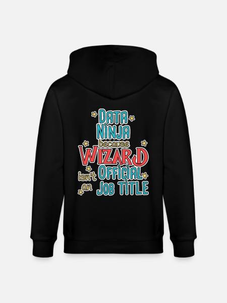 Assistant Data Ninja - Veste à capuche bio CULTIVATOR Stanley/Stella Unisexe - noir