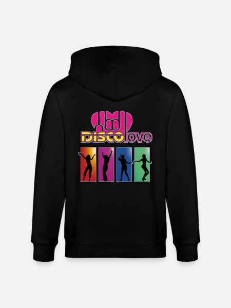 Disco Love Dance - Stanley/Stella CULTIVATOR  Unisex Organic Hooded Jacket - black