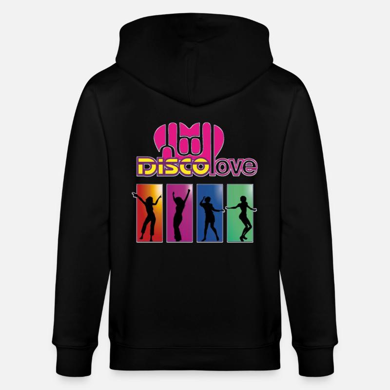 Disco Love Dance - Stanley/Stella Unisex Bio-Kapuzenjacke CULTIVATOR  - Schwarz