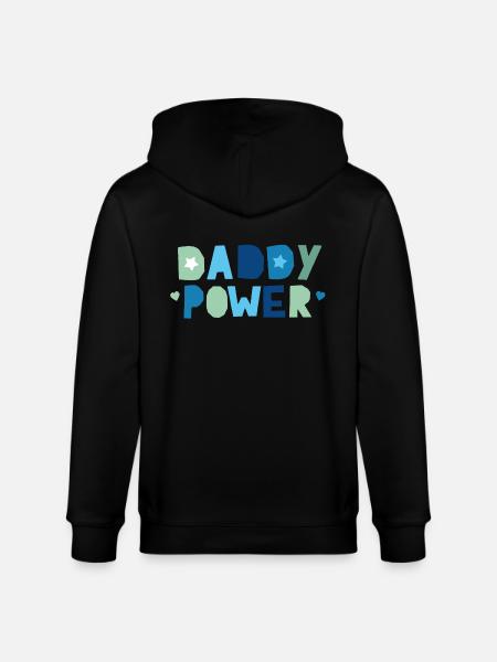 Daddy Power - Stanley/Stella CULTIVATOR Unisex Organic Hooded Jacket - black